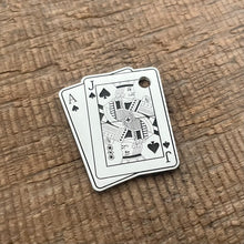 Load image into Gallery viewer, The 'Black Jack' Pet Tag