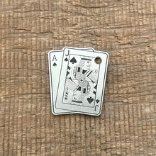 Load image into Gallery viewer, The 'Black Jack' Pet Tag