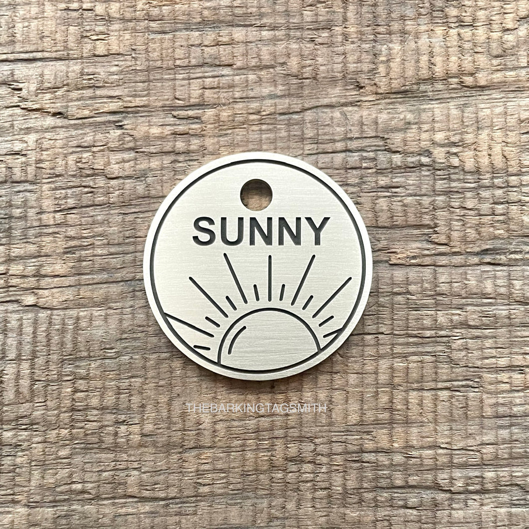 The 'Sunshine' Design Pet Tag