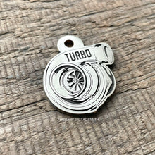 Load image into Gallery viewer, Turbo shaped pet tag 