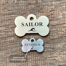 Load image into Gallery viewer, Choose Your Design - Bone Pet ID Tag