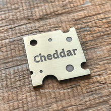Load image into Gallery viewer, Cheddar Cheese Slice Pet Tag