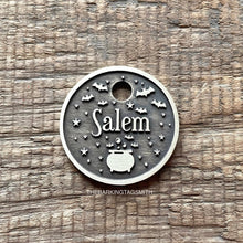 Load image into Gallery viewer, Salem Cauldron Pet ID Tag