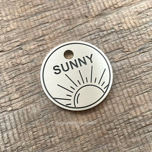 The 'Sunshine' Design Pet Tag