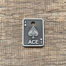 Load image into Gallery viewer, Ace of Spades Dark Pet ID Tag