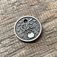 Load image into Gallery viewer, Salem Cauldron Pet ID Tag
