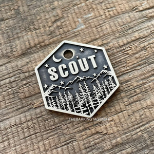 The 'Night Sky' Pet Tag