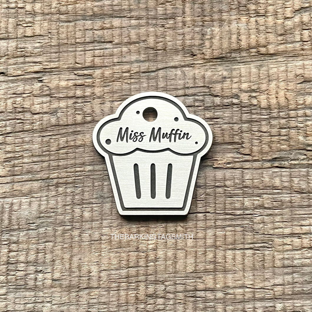 The 'Muffin' Shaped Pet Tag