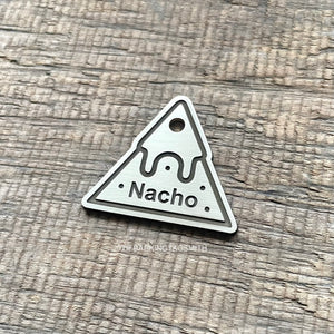 The 'Nacho' Chip Shaped Pet Tag