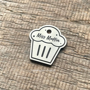 The 'Muffin' Shaped Pet Tag