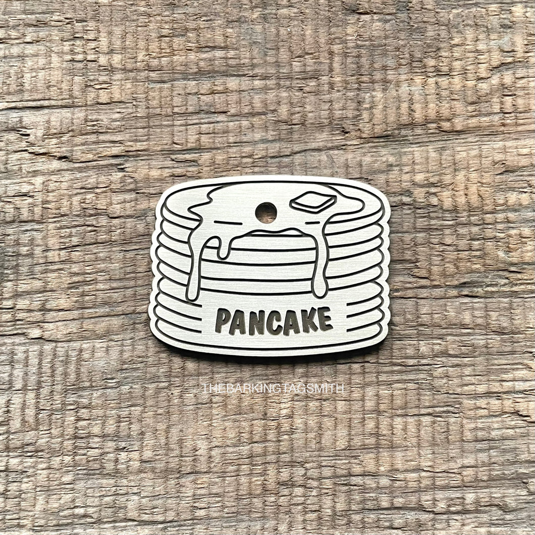 Pancake Pet Tag