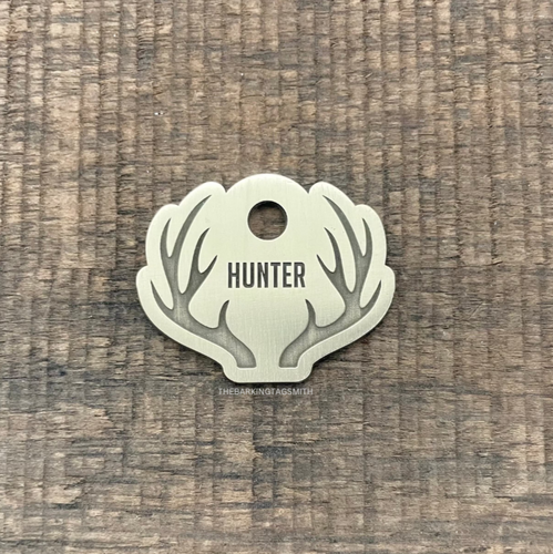Antler Shaped Pet ID Tag