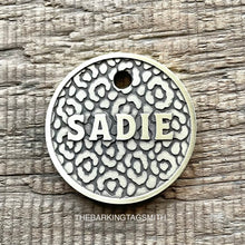 Load image into Gallery viewer, Leopard Print Pet ID Tag