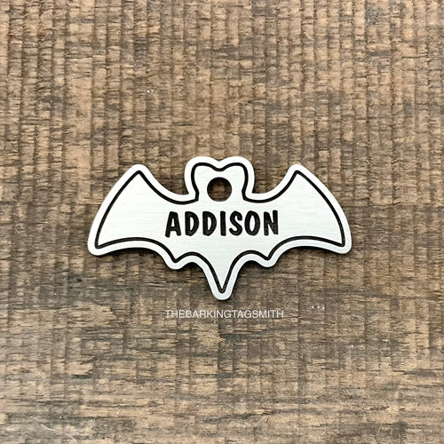 Bat Shape Pet ID Tag