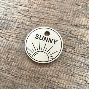 The 'Sunshine' Design Pet Tag