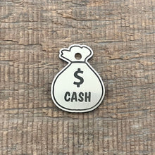 Load image into Gallery viewer, Money Bag Shaped Pet Tag | Custom Pet Tag | The Barking Tagsmith New Zealand