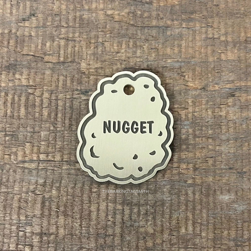 Chicken Nugget Pet Tag