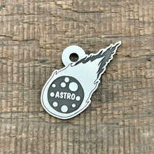 Load image into Gallery viewer, Comet or Asteroid Shape Pet ID Tag