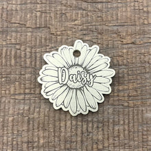 Load image into Gallery viewer, Daisy Shaped Pet Tag | Custom Pet Tag | The Barking Tagsmith New Zealand
