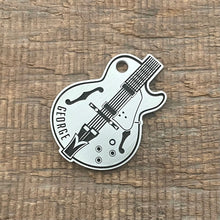 Load image into Gallery viewer, Guitar Shaped Pet ID Tag | Custom Pet Tag | The Barking Tagsmith New Zealand