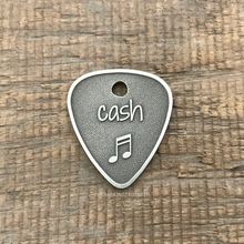Load image into Gallery viewer, Guitar Pick Pet Tag