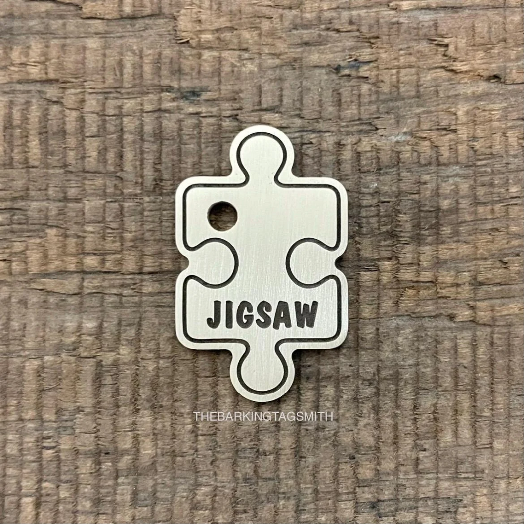 Jigsaw Piece Pet Tag