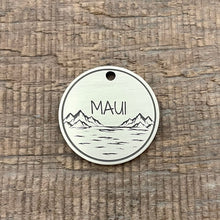 Load image into Gallery viewer, Maui Ocean design pet tag | Custom Pet Tag | The Barking Tagsmith New Zealand