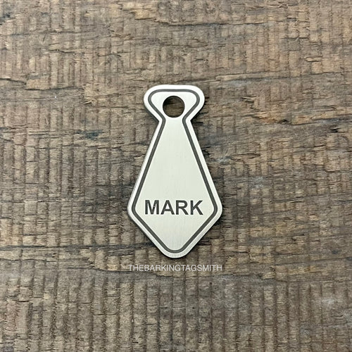 Neck tie Shape Pet ID Tag