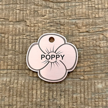 Load image into Gallery viewer, Poppy Flower Shape Pet Tag