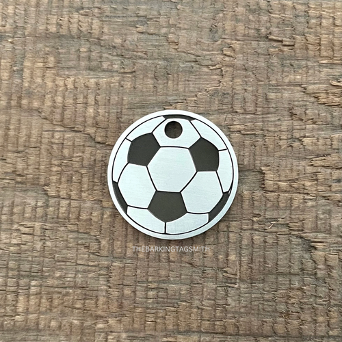 Soccer Ball Style Pet Tag