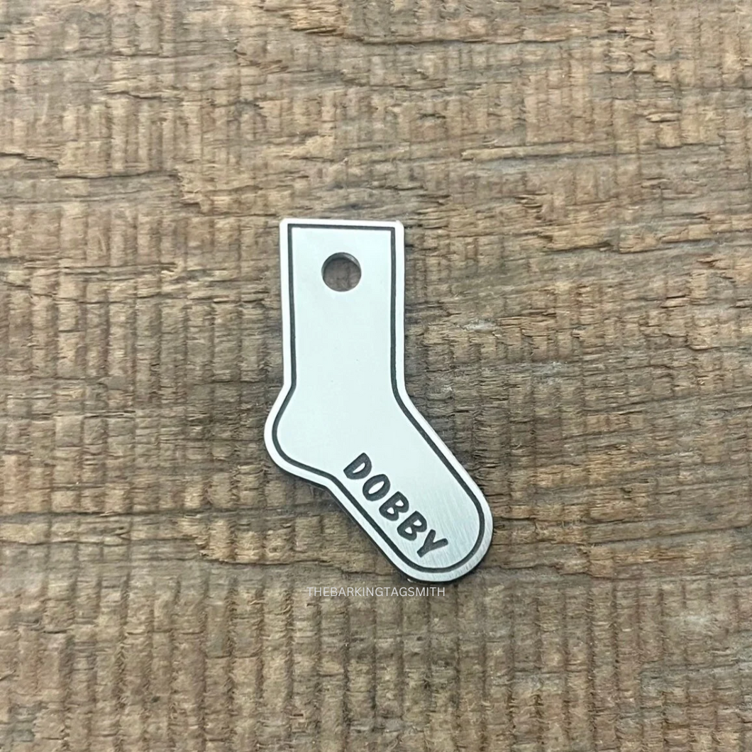 Sock Shape Pet Tag