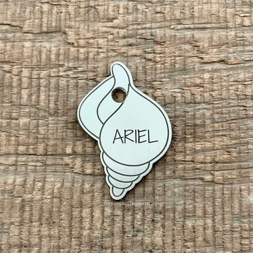 Spiral Sea Shell Pet Tag