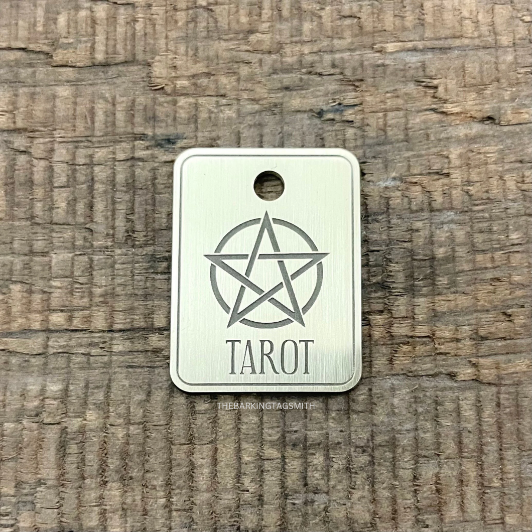 Tarot Card Shape Pet Tag