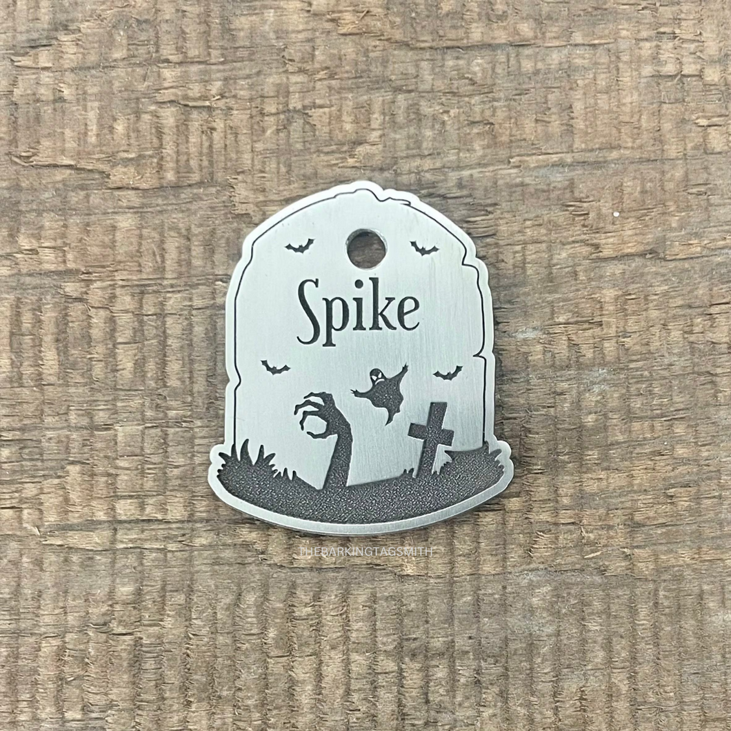 Tombstone Shape Pet Tag