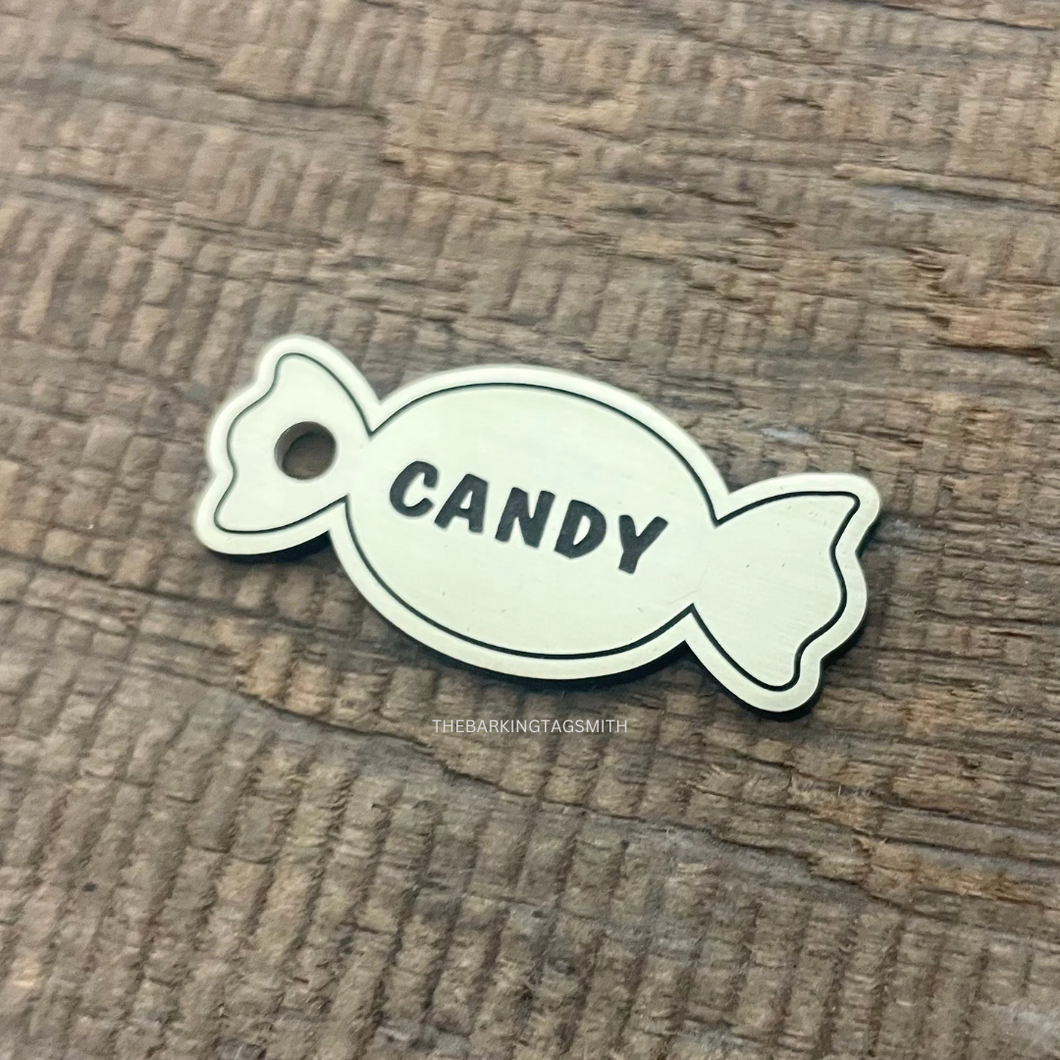 Candy Lolly Shape Pet Tag