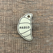 Load image into Gallery viewer, Coissant Shape Pet ID Tag | Custom Pet Tag | The Barking Tagsmith New Zealand