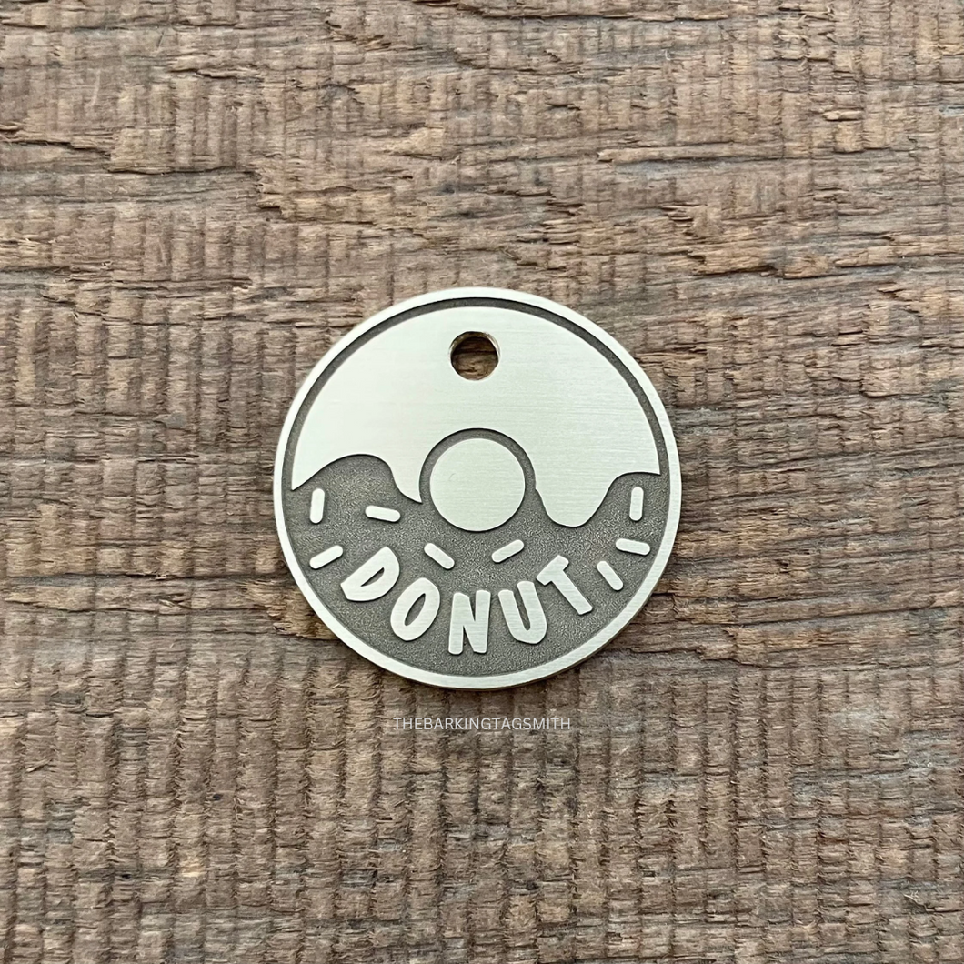 Donut Theme Pet tag