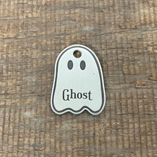 Load image into Gallery viewer, Spooky Ghost Pet Tag | Custom Pet Tag | The Barking Tagsmith New Zealand