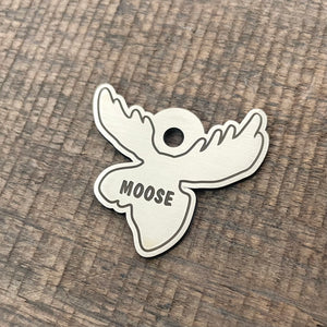 The ‘Moose Head’ Shaped Pet Tag