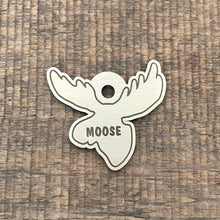 Load image into Gallery viewer, The ‘Moose Head’ Shaped Pet Tag