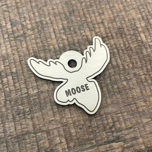 The ‘Moose Head’ Shaped Pet Tag
