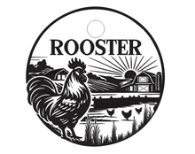 Load image into Gallery viewer, Rooster Farm Dog ID Tag