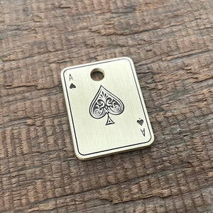 The 'Ace of Spades' Pet Tag