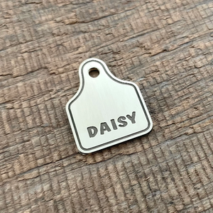 The 'Cattle Tag' Shaped Pet Tag