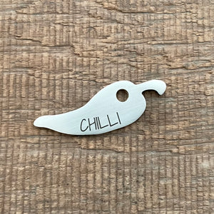 The 'Chilli Pepper' Shaped Pet Tag