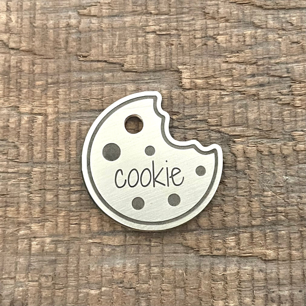 cookie shape pet tag