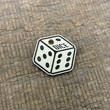 Load image into Gallery viewer, Dice shaped pet tag