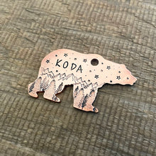 Load image into Gallery viewer, The &#39;Bear&#39; Shaped Pet Tag
