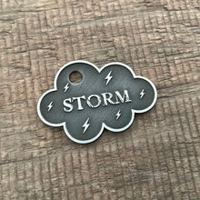 Load image into Gallery viewer, The &#39;Storm Cloud&#39; Pet Tag