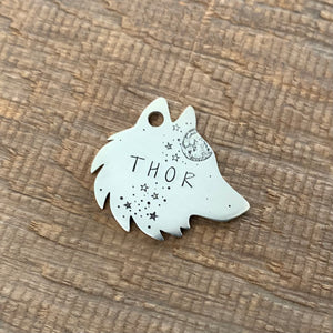 The 'Thor' Wolf Pet Tag